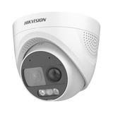 Turret TURBOHD 2 Megapixeles (1080p) / Imagen a color 24/7 / Lente 2.8 mm / Luz Blanca 20 mts / Exterior IP67 / WDR 130dB / Sensor PIR / Sirena Integrada / Estrobo ROJO - AZUL / Micrófono Integrado / En Stock- 149