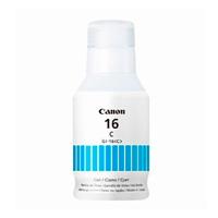 BOTELLA DE TINTA CANON GI-16 CYAN,RENDIMIENTO 9,000 PAGINAS,COMPATIBLE MAXIFY GX7010,MAXIFY GX6010,MAXIFY GX5010  / EXISTENCIA 1