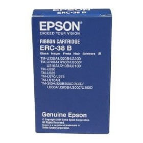 Cinta EPSON ERC 38B Negro  / Precio $59