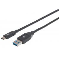 CABLE USB,MANHATTAN,354974,-C V3.1, C-A 2.0M NEGRO  / EXISTENCIA 3