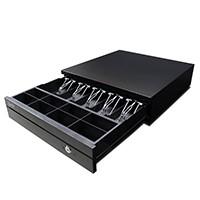 CAJON DE DINERO GHIA GCD581 / ACERO / 5 BILLETES / 8 MONEDAS / RJ11 / NEGRO / EXISTENCIA 1759