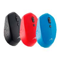 MOUSE ACTECK OPTIMIZE MI440 R100 / INALAMBRICO / RECEPTOR USB / OPTICO / 1600 DPI / NEGRO / AC-916462  / EXISTENCIA 259