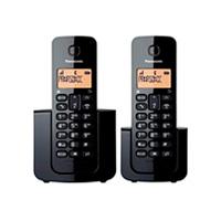 TELEFONO PANASONIC KX-TGB112MEB INALAMBRICO BASICO BASE HANDSET 20 NUMEROS IDENTIFICADOR DE LLAMADAS, 50 NUMEROS DIRECTORIO LOCALIZADOR DE AURICULAR NEGRO / EXISTENCIA 3