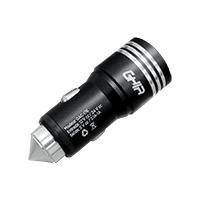CARGADOR PARA AUTO GHIA 2 PUERTOS USB  / EXISTENCIA 1
