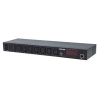 BARRA PDU,INTELLINET,163682, 8 CONT. GAB/RACK 19, 1U, INTELIGENTE CON MONITOREO / EXISTENCIA 8