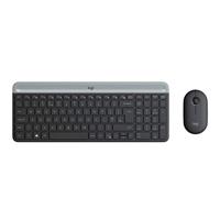 TECLADO Y MOUSE LOGITECH MK470 SLIM INALAMBRICO RECEPTOR USB (ESPAÑOL) NEGRO  / EXISTENCIA 2