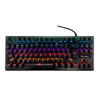 TECLADO MECANICO OCELOT GAMING OGMK02 / SWITCH AZUL / RGB / 88 TECLAS / ANTHIGOSTING / USB / COLOR NEGRO / EXISTENCIA 15