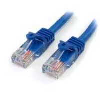 CABLE DE 5M DE RED ETHERNET CAT5E RJ45 SIN TRABA SNAGLESS - AZUL - STARTECH.COM MOD. 45PAT5MBL / EXISTENCIA 1