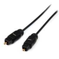 CABLE 4.5M TOSLINK DE AUDIO DIGITAL OPTICO SPDIF DELGADO - NEGRO - STARTECH.COM MOD. THINTOS15  / EXISTENCIA 1