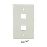 PLACA DE PARED DE 2 SALIDAS RJ45 - COLOR BLANCO - STARTECH.COM MOD. PLATE2WH  / EXISTENCIA 1