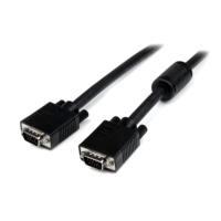 CABLE VGA DE 10.6M COAXIAL DE VIDEO DE ALTA RESOLUCION PARA PANTALLA DE COMPUTADORA - 2X HD15 MACHO - NEGRO - STARTECH.COM MOD. MXT101MMHQ35  / EXISTENCIA 1