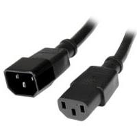 CABLE DE CORRIENTE DE 90CM DE EXTENSION - C14 A C13 - 14 AWG - 15A 125V - DE SERVICIO PESADO - STARTECH.COM MOD. PXT100143 / EXISTENCIA 1