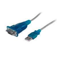 CABLE ADAPTADOR DE 43CM USB-A A SERIE RS232 DE 1 PUERTO SERIAL DB9 - MACHO A MACHO - CONVERSOR COMPATIBLE CON WINDOWS 8 - STARTECH.COM MOD. ICUSB232V2  / EXISTENCIA 2