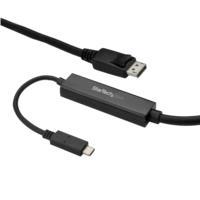 CABLE ADAPTADOR DE 3M USB-C A DISPLAYPORT 4K 60HZ - NEGRO - CABLE USB TIPO C A DP - CABLE DE VIDEO USBC - STARTECH.COM MOD. CDP2DPMM3MB  / EXISTENCIA 2
