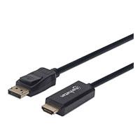 CABLE DISPLAYPORT ,MANHATTAN,152662,- HDMI M-M 1080P 1.0M  / EXISTENCIA 27