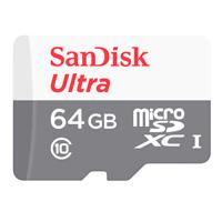MEMORIA SANDISK MICRO SDXC 64GB ULTRA 100MB/S CLASE 10 C/ADAPTADOR SDSQUNR-064G-GN3MA  / EXISTENCIA 5