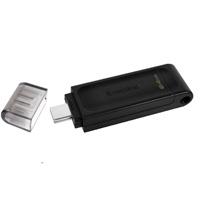 MEMORIA FLASH USB KINGSTON DATA TRAVELER 70 64GB GEN 1 3.2 TIPO C NEGRO (DT70/64GB)  / EXISTENCIA 28