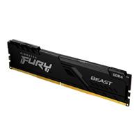 MEMORIA RAM KINGSTON DIMM DDR4 8GB 3200MT/S FURY BEAST BLACK CL16 288PIN 1.35V C/DISIPADOR DE CALOR P/PC/GAMER/ALTO RENDIMIENTO KF432C16BB/8  / EXISTENCIA 5