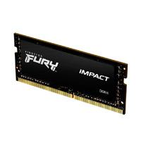 MEMORIA RAM KINGSTON SODIMM DDR4 8GB 3200MT/S FURY IMPACT BLACK CL20 260PIN 1.2V C/DIFUSOR DE CALOR P/LAPTOP KF432S20IB/8  / EXISTENCIA 101