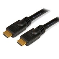 CABLE HDMI DE 7.6M ALTA VELOCIDAD - 2X HDMI MACHO - NEGRO - ULTRA HD 4K X 2K - STARTECH.COM MOD. HDMM25  / EXISTENCIA 8