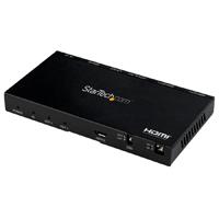 SPLITTER HDMI DE 2 PUERTOS 1X2 DE AUDIO Y VIDEO HDMI 2.0 4K 60HZ CON ESCALADOR Y EXTRACTOR DE AUDIO 3.5MM/SPDIF - 1 ENTRADA Y 2 SALIDAS - COPIADO EDID - TV/PROYECTOR - STARTECH.COM MOD. ST122HD20  / EXISTENCIA 1