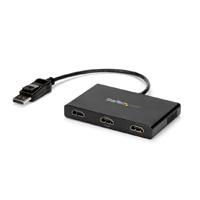 SPLITTER MULTIPLICADOR MST A 3 PUERTOS HDMI - HUB MST - ADAPTADOR MULTIMONITOR - CONCENTRADOR MST DISPLAYPORT 1.2 - 3X 1080P - ALIMENTADO POR EL BUS - WINDOWS - STARTECH.COM MOD. MSTDP123HD  / EXISTENCIA 10