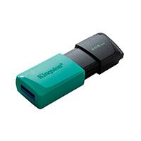MEMORIA FLASH USB KINGSTON DATA TRAVELER EXODIA M 256GB GEN 1 3.2 GEN 1 C/TAPA MVIL NEGRO VERDE OCEAN DTXM/256GB  / EXISTENCIA 5