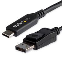 CABLE ADAPTADOR DE 1.8M USB-C A DISPLAYPORT - CONVERSOR USB TIPO C A DP - 8K 60HZ HBR3 - CONVERTIDOR THUNDERBOLT 3 DISPLAYPORT - STARTECH.COM MOD. CDP2DP146B  / EXISTENCIA 37