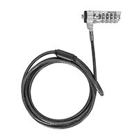 CANDADO DE SEGURIDAD TARGUS ASP61LA T-LOCK RESETTABLE COMBO CABLE LOCK COLOR NEGRO  / EXISTENCIA 1