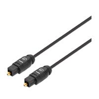 CABLE AUDIO,MANHATTAN,356077, TOSLINK M-M 2.0M NEGRO  / EXISTENCIA 9