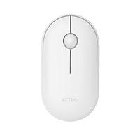 MOUSE ACTECK OPTIMIZE EDGE MI460 / INALAMBRICO / RECEPTOR USB / LASER / CLICK SILENCIOSO / 1500 DPI / BLANCO / AC-934114  / EXISTENCIA 36