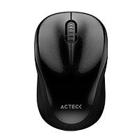 MOUSE ACTECK OPTIMIZE TRIP MI480 / INALAMBRICO / RECEPTOR USB / LASER / CLICK SILENCIOSO / 1600 DPI / NEGRO / AC-934169  / EXISTENCIA 2
