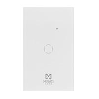 APAGADOR INTELIGENTE DE PARED MIRATI DE 1 APAGADOR TOUCH WIFI 2.4HZ BLUETOOTH // COMPATIBLE CON ANDROID E IOS // FUNCIONA CON ALEXA Y ASISTENTE DE GOOGLE  / EXISTENCIA 454
