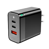 CARGADOR DE PARED ACTECK ENERGON PRIME CP65W / 65W / 2X USB-C / 1X USB A / NEGRO / AC-935579  / EXISTENCIA 58