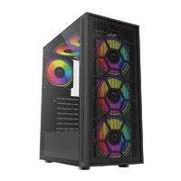 GABINETE BALAM RUSH DRAGONFLY PERFORM AIRCOOL GM590 / MEDIA TORRE / ATX, MICRO ATX, MINI ITX / VENTILADORES RGB / PANEL CRISTAL TEMPLADO / NEGRO / BR-935982 / EXISTENCIA 3
