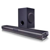 LG SOUND BAR SUBWOOFER, 2.1 CANALES, BLUETOOTH,1600W RMS , WOOFER LEVEL -15-6DB,NEGRO / EXISTENCIA 2
