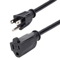 CABLE DE 2M DE EXTENSION DE ALIMENTACION - CABLE NEMA 5-15R A NEMA 5-15P - 13A 125V - 16AWG - STARTECH.COM - CABLE EXTENSOR DE ALIMENTACION PARA COMPUTADORA NEMA 5-15R A NEMA 5-15P - UL / EXISTENCIA 12