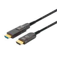 CABLE HDMI FIBRA OPTICA /MANHATTAN/355698/M-M  4K@60HZ 50.0M CONECTOR HDMI DESMONTABLE  / EXISTENCIA 1