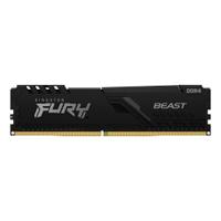 MEMORIA RAM KINGSTON DIMM DDR4 8GB 3600MT/S FURY BEAST BLACK XMP CL17 288PIN 1.35V C/DISIPADOR DE CALOR P/PC/GAMER/ALTO RENDIMIENTO KF436C17BB/8  / EXISTENCIA 1