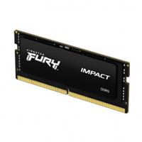 MEMORIA RAM KINGSTON SODIMM DDR5 16GB 4800MT/S FURY IMPACT BLACK CL38 262PIN 1.1V C/DIFUSOR DE CALOR P/LAPTOP KF548S38IB-16  / EXISTENCIA 27