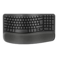 TECLADO LOGITECH WAVE KYES ERGONOMICO INALAMBRICO EASY-SWITCH RECEPTOR BOLT (ESPAÑOL) GRAFITO / EXISTENCIA 2