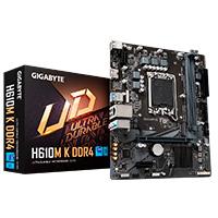MB GIGABYTE H610M K INTEL S-1700 14VA GEN/2XDDR4 3200MHZ/PCIE 4.0 X 16/HDMI/2XUSB 3.2/M.2/MICRO ATX/GAMA BASICA / EXISTENCIA 488
