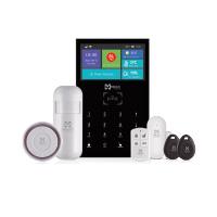 KIT DE ALARMA INTEGRAL SMARTHOME MIRATI WIFI 4G PANEL TACTIL PANTALLA A COLOR TAMPER SWITCH INCLUYE SIRENA, SENSOR DE MOVIMIENTO, SENSOR DE PUERTA-VENTANA, 1 CONTROL, 2 TAG RFID  / EXISTENCIA 487