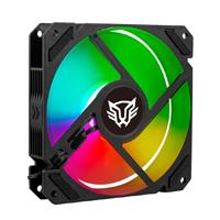 KIT 3 VENTILADORES BALAM RUSH EOLOX BLAZE EX70K / FLUJO DE AIRE 30.71 CFM / VELOCIDAD 1200 RPM / SILENCIOSO 22.1 D B / 3 PINES MACHO Y HEMBRA / AURA RGB / 3 PZ / NEGRO / BR-937962 / EXISTENCIA 6