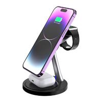 CARGADOR ACTECK ENERGON S-MATE CI740 / INALAMBRICO QI / 15 W / 3 DISPOSITIVOS / COMPATIBLE CON APPLE / AC-937139  / EXISTENCIA 10