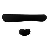 KIT DESCANSA MUÑECAS ACTECK MOUSEPAD CUSHY PRO TR430 / ERGONMICO / MEMORY FOAM / COLOR GRAFITO / ANTIDESLIZANTE / 460 X 85 X 20 MM / AC-937214  / EXISTENCIA 2