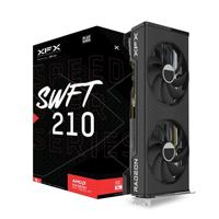 TARJETA DE VIDEO XFX AMD RADEON RX 7600XT SPEEDSTER SWFT 210 DUAL FAN/ 16GB/ GDDR6/ PCIE 4.0/128 BIT/GAMA MEDIA  / EXISTENCIA 22