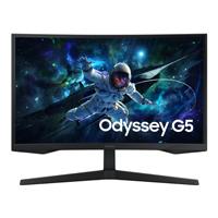 MONITOR LED SAMSUNG 27 PULGADAS /G5 G55C ODYSSEY/ QHD (2560 X 1440) / VA / WIDESCREEN /CURVO/ HDMI / DP / 165HZ / NEGRO.  / EXISTENCIA 78