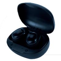 AUDIFONOS INALAMBRICOS TECHZONE TZWS03 CON ESTUCHE DE CARGA NEGRO / EXISTENCIA 21