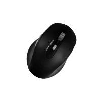 MOUSE INALAMBRICO 1600 DPI OPTICO RECARGABLE ERGONOMICO SILENCIOSO PERFECT CHOICE CLIX - NEGRO / EXISTENCIA 124